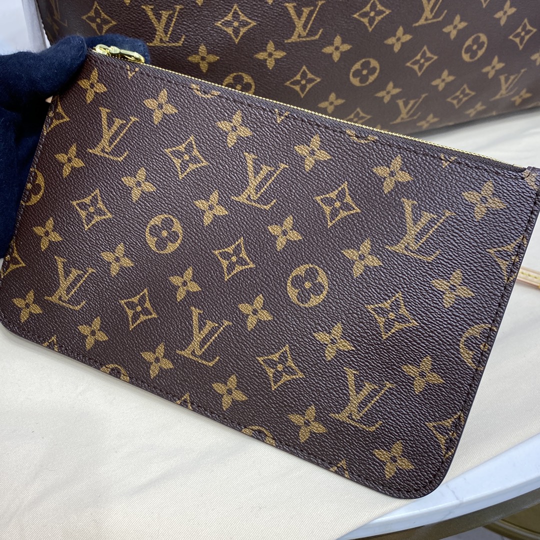 Louis Vuitton NEVERFULL GM Monogram Handbag M40990 Beige